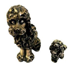 Pewter‎ 2  Figurines Poodles